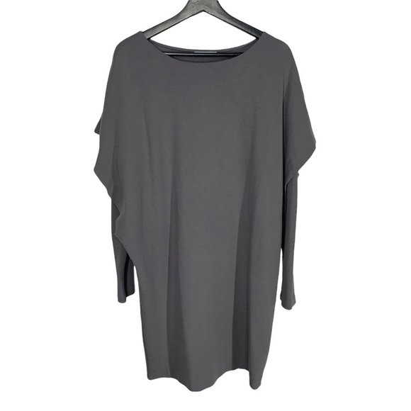 COS Dresses & Skirts - COS Grey Long Short Sleeve Layered Dress Medium